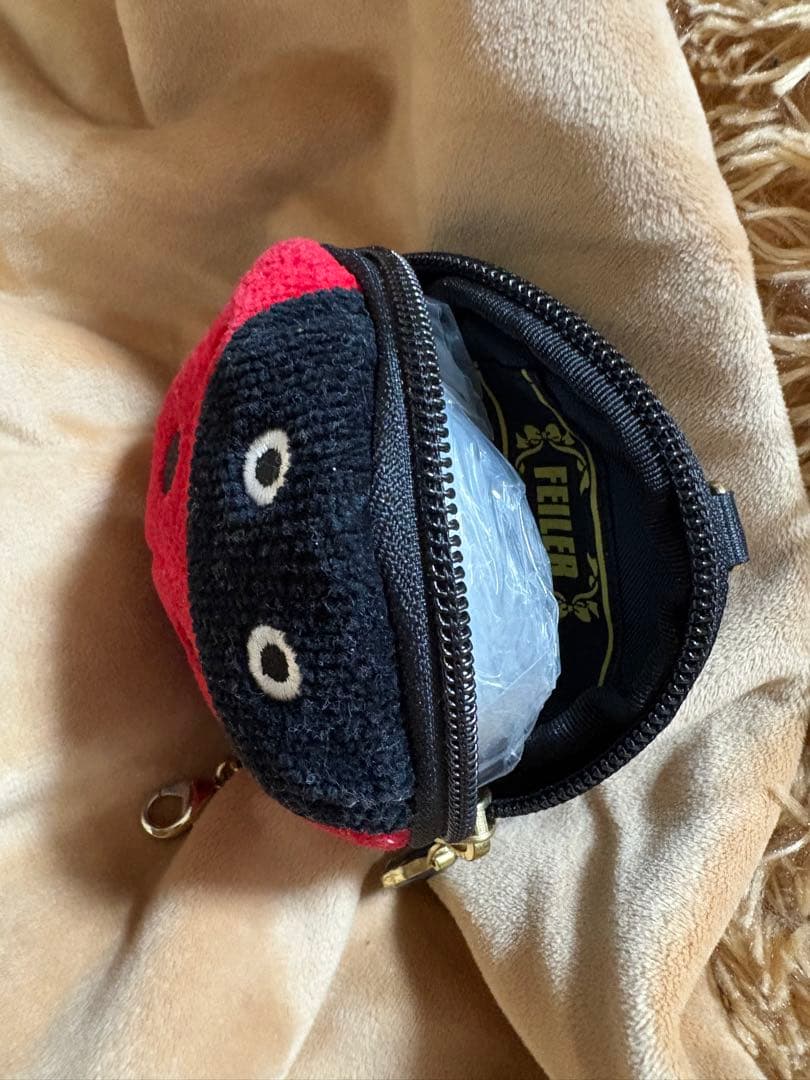 フェイラー　てんとう虫　チャーム　ポーチ