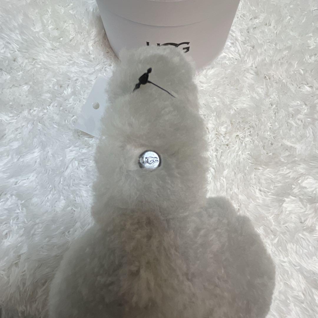 【太陽とツキ 】UGG アグ　イヤーマフ　耳当て　グレー　ボア　ロゴ
