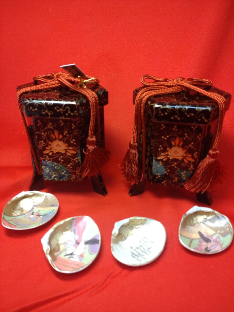 【雛蔵】貝桶一対貝合わせB