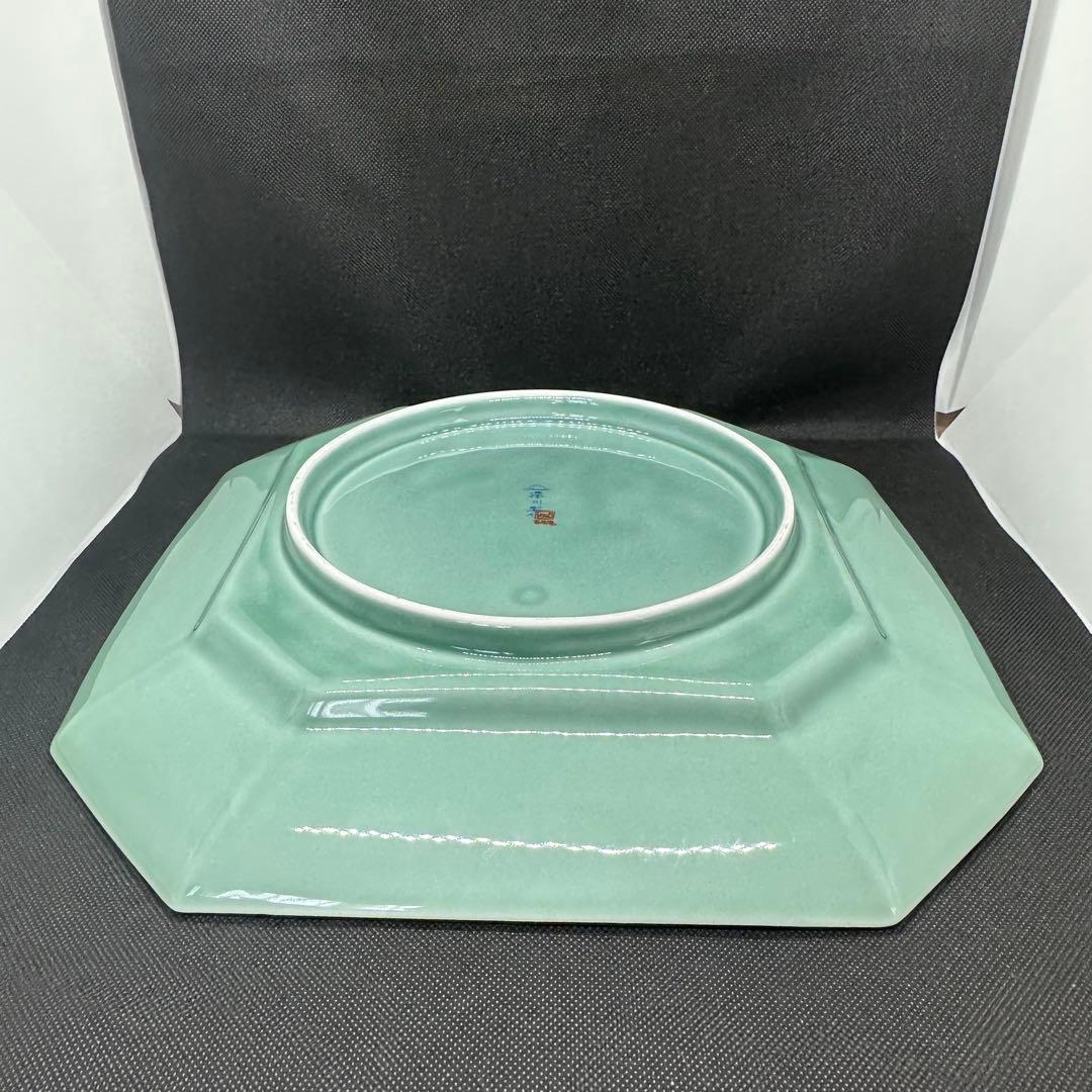 未使用 深川製磁 百年庵 大皿 角皿 和食器