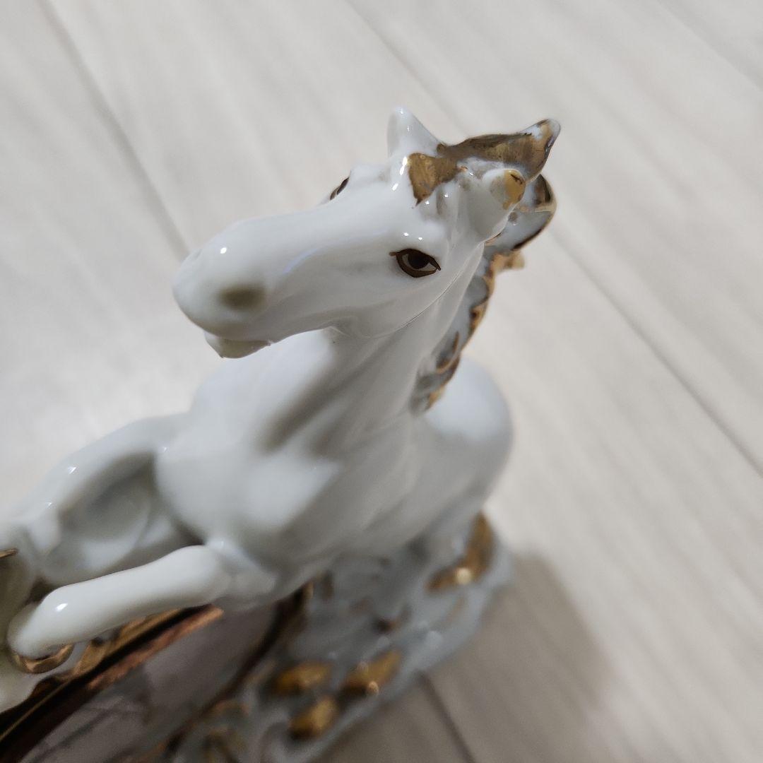 fortune　ジュエリークォーツ　置時計　馬