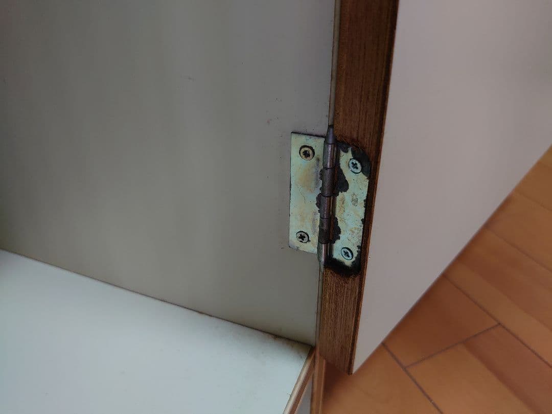 美品 レトロポップ 昭和レトロ 飾り棚 食器棚 花柄 アンティーク インテリア