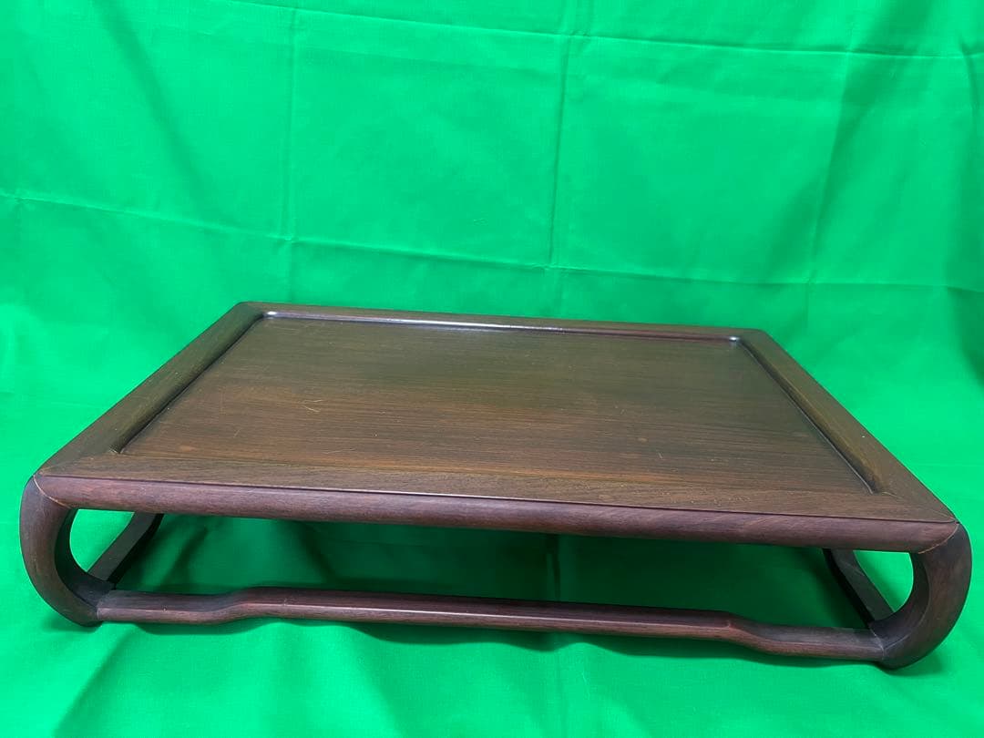 天然唐木台花台現状品のみ高さ約100mmx10cm