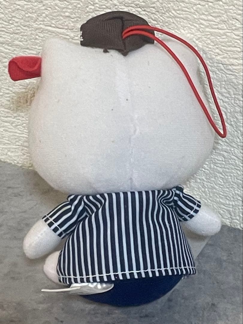 ロ　キティ 収納ボックス兼椅子ドレスのぬいぐるみミスドコラボぬいぐるみストラップ