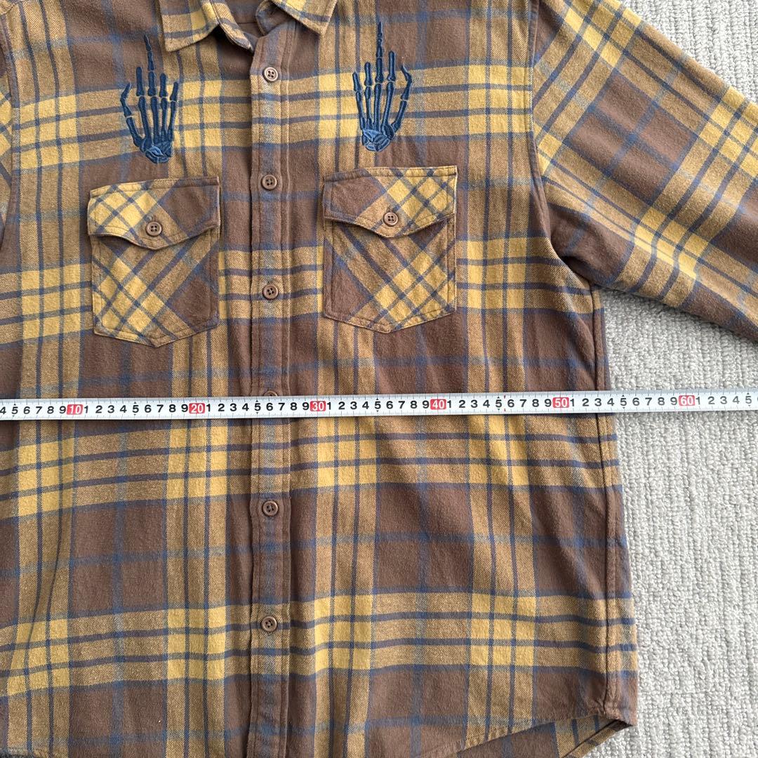 ヒステリックグラマー シュプリーム Supreme チェック　ネルシャツ　M