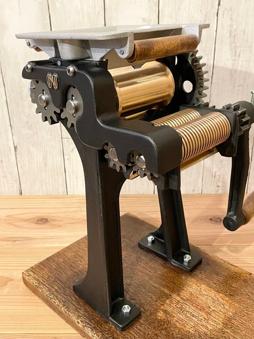 小野式製麺機【2510-08】説明書コピー.トラブル予防運用ガイド.麺帯ハンガー