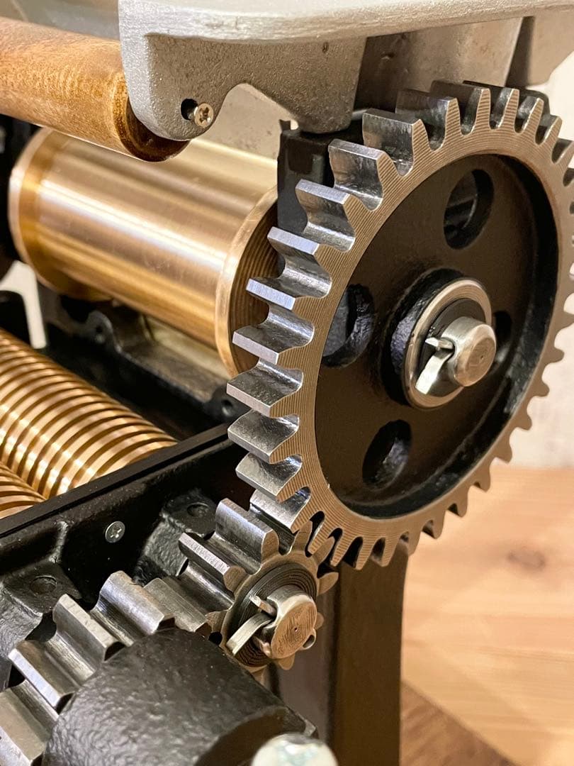 小野式製麺機【2510-08】説明書コピー.トラブル予防運用ガイド.麺帯ハンガー