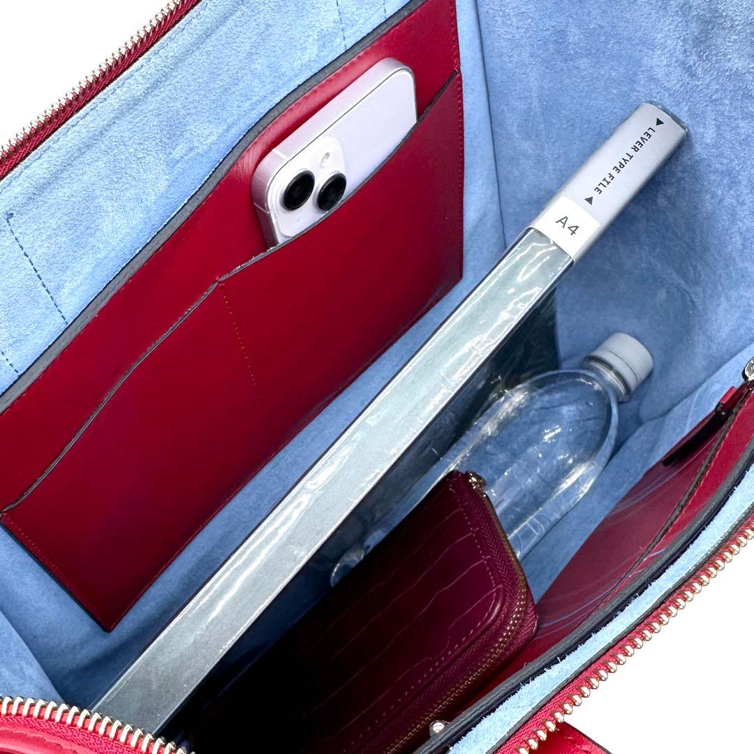 使用僅か✨スマイソン Hero レザー トートバッグ サイズ2way A4◎