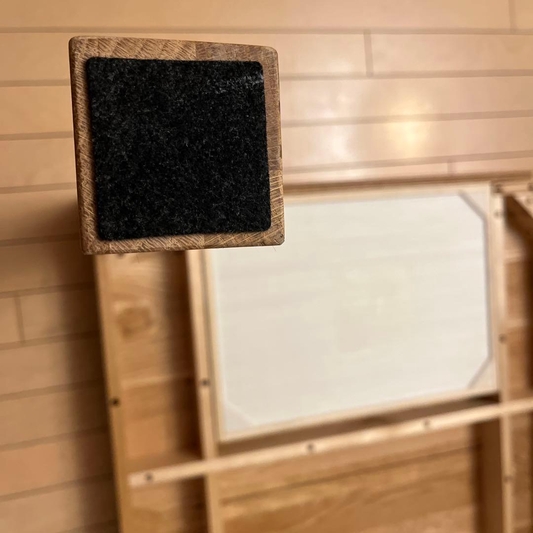 MUJI 無印良品 無垢材引出付・幅80㎝ 正方形 ダイニングテーブル 良品計画