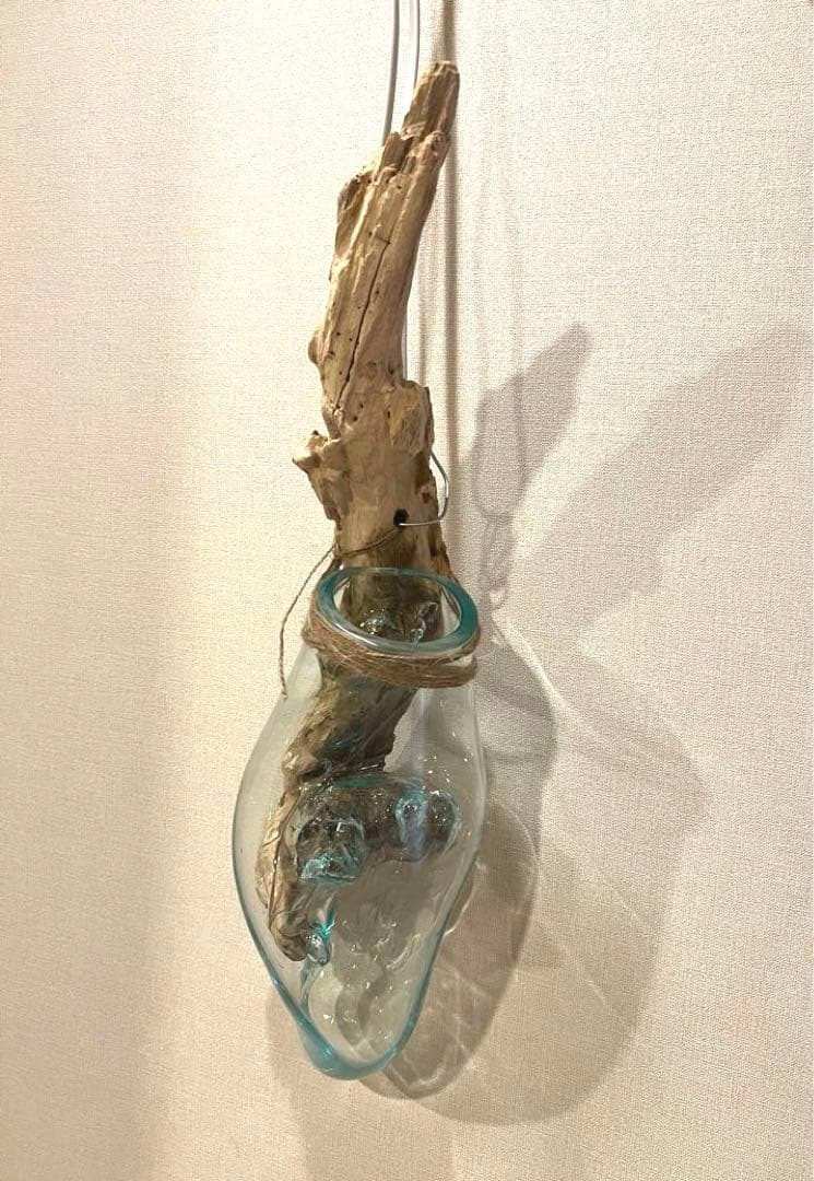 流木ガラス　インテリア【E】　ウォールディスプレイ