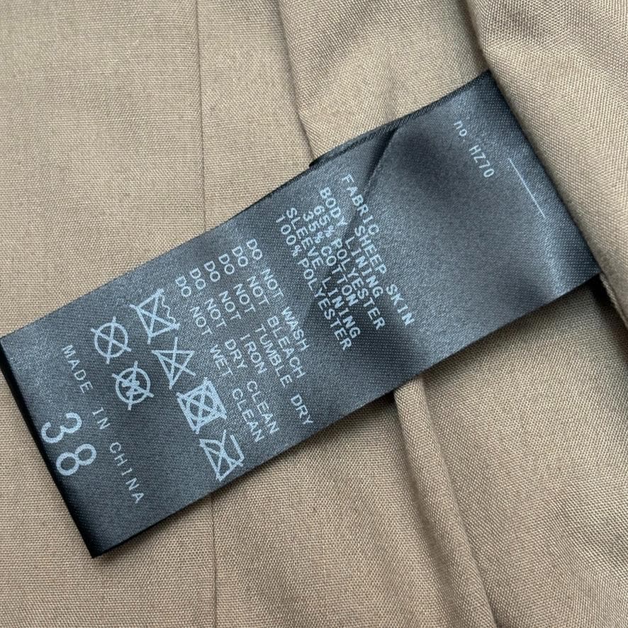 美品　NOBLE ラムレザー　ダブルライダースジャケット　グレー　38