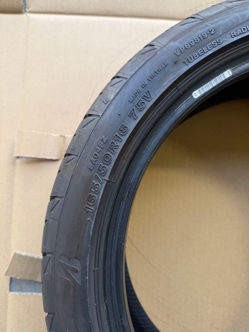 2021年製 165/50R16 ブリヂストン POTENZA RE004 4本