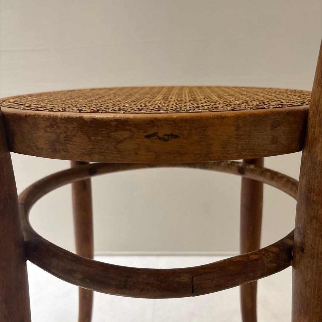 【幻の名作】オールドマルニ 伝説の銀行椅子 ベントウッドチェア 孔雀マーク