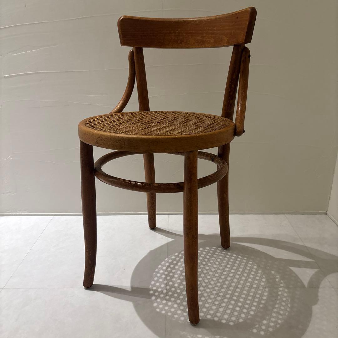 【幻の名作】オールドマルニ 伝説の銀行椅子 ベントウッドチェア 孔雀マーク