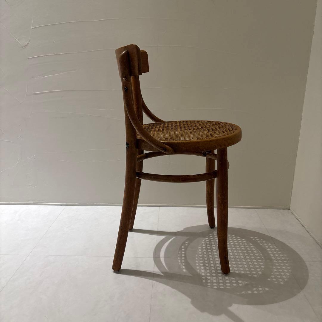 【幻の名作】オールドマルニ 伝説の銀行椅子 ベントウッドチェア 孔雀マーク