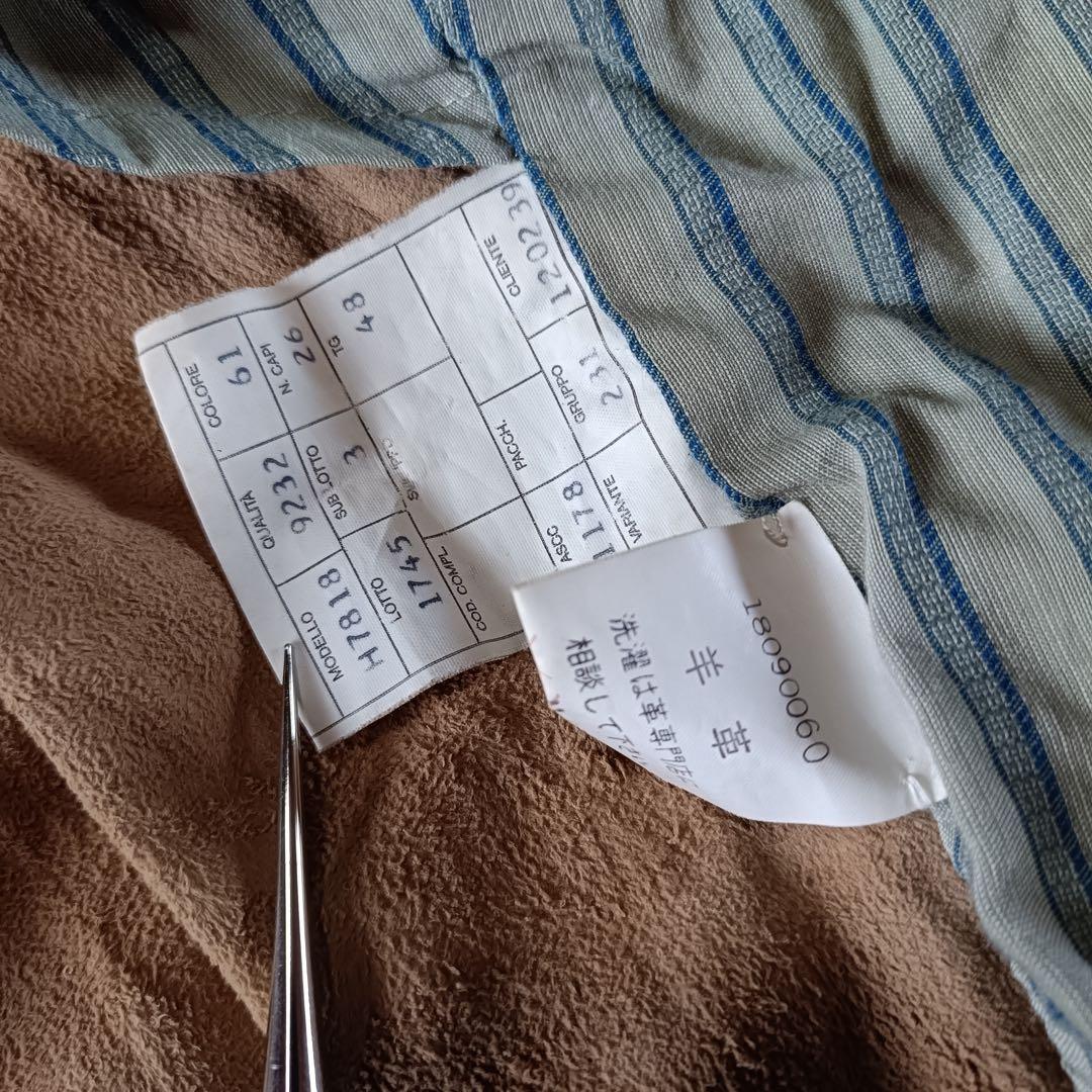 GIORGIO ARMANI 黒タグ 90S 短丈 レザージャケット アーカイブ