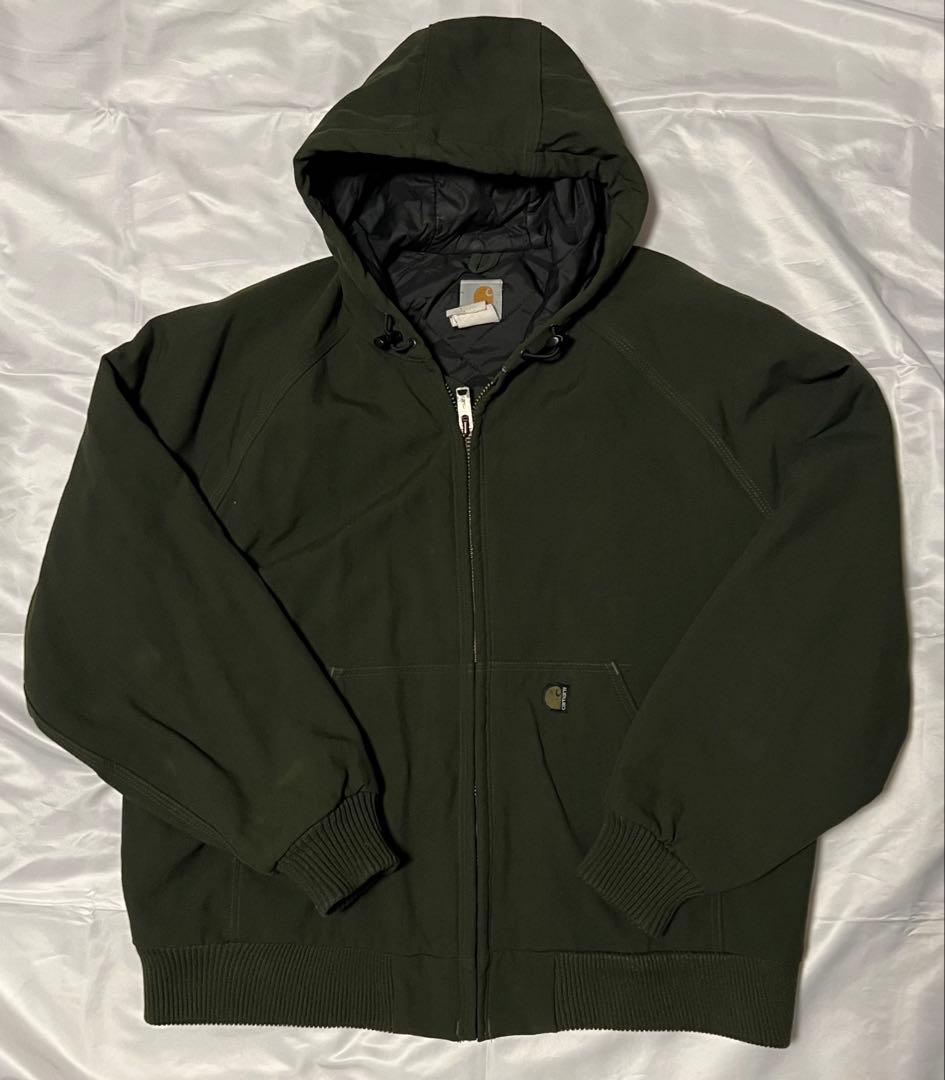 【値下げ中】 Carhartt（カーハート）アクティブジャケット　オリーブ　XL