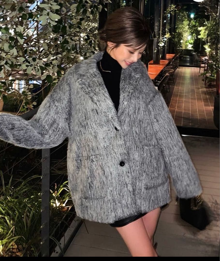 DIANTE⭐︎シャギールーズミドルコート完売グレーディアンテ