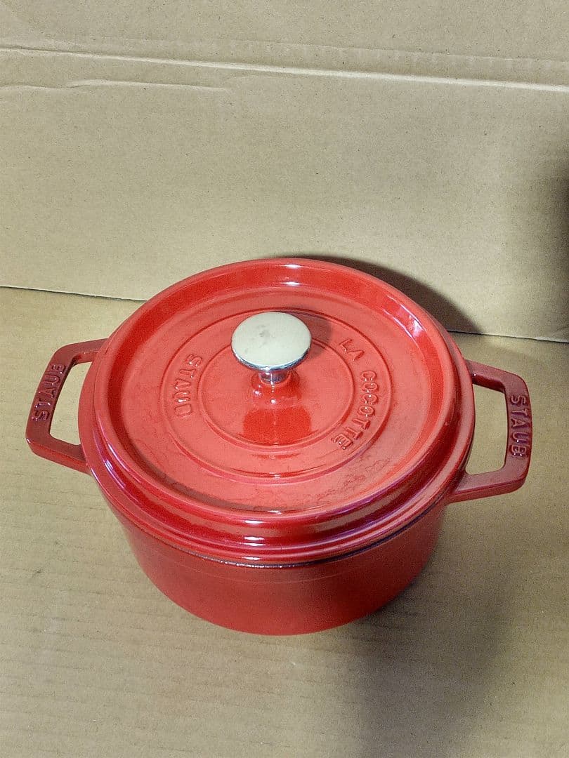 staub ストウブ ピコ ココット ラウンド チェリー 20cm IH対応