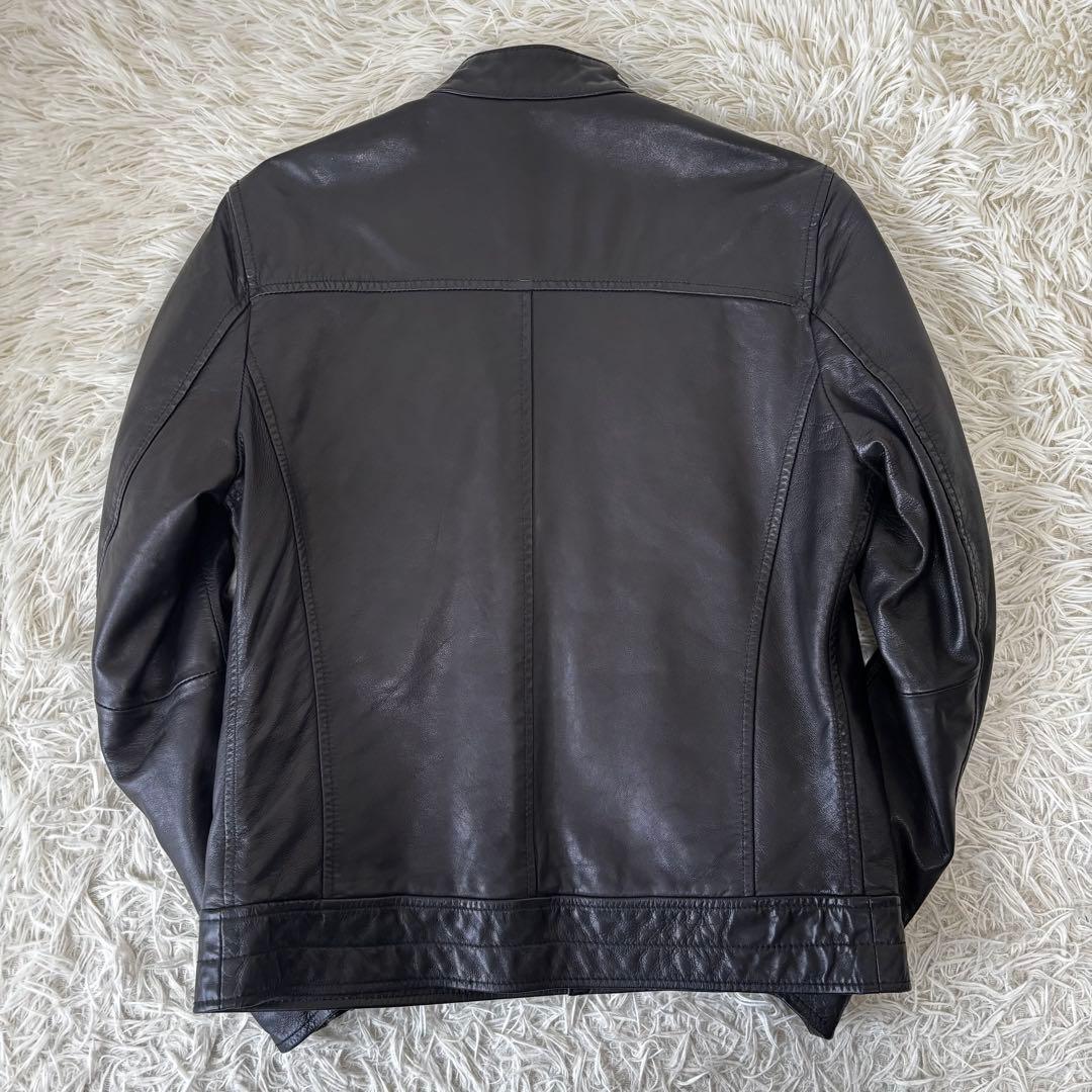SHIPS✨ラムレザーシングルライダース　THERMOLITE 近年モデル　S