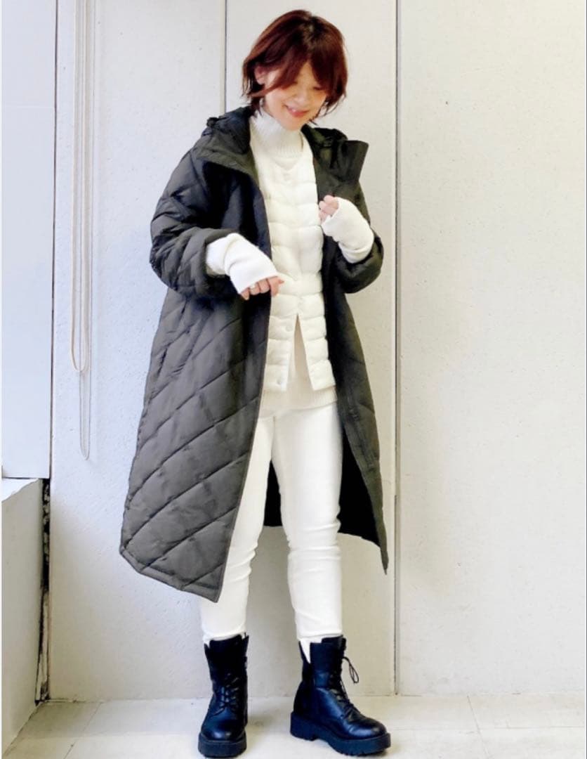 新品・未使用◆UNIQLO◆パフテックロングコートリラックスフィット　XL