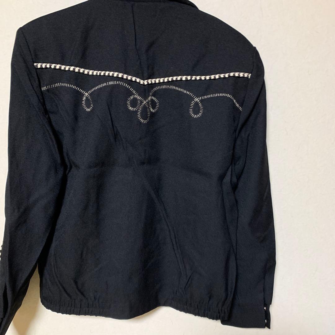 早い者ガチ！最終価格！人気 復刻ウェスタンジャケット(Ｌサイズ)BK(未使用品)