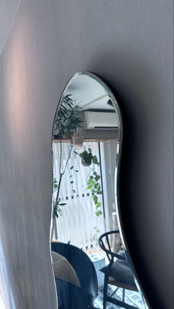 美品　Pond Mirror壁掛けミラー