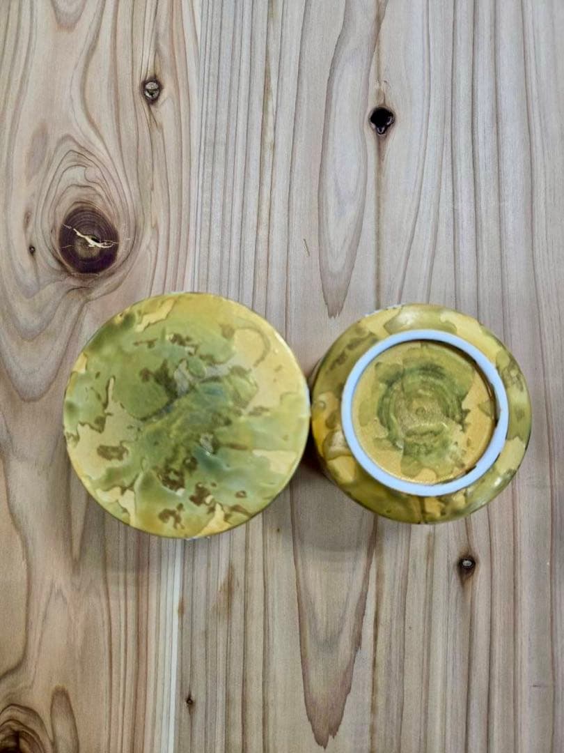 【有田焼】茶筒型蓋物　3点