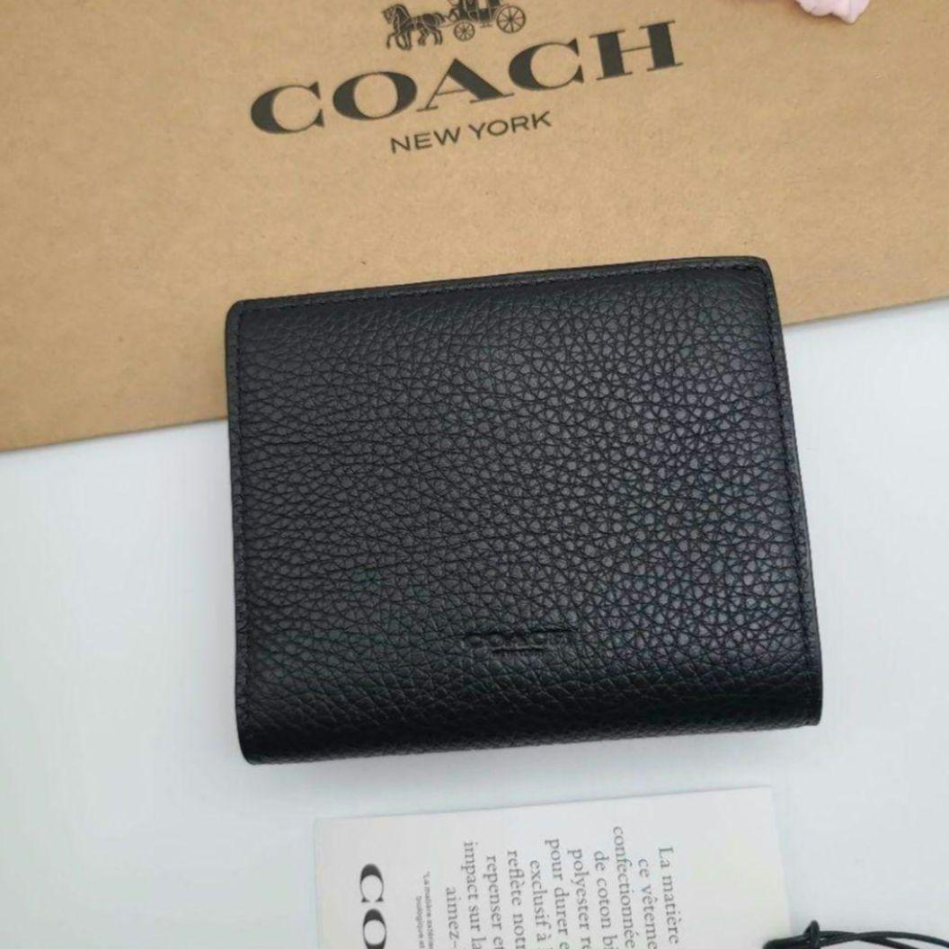 COACH　コーチ　折り財布　スナップ開閉　正規品