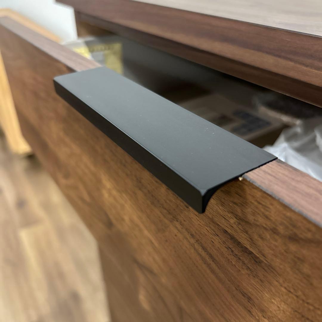 新品☆ハイチェスト ウォールナット色 箪笥 整理ダンス チェスト 国産 開梱設置