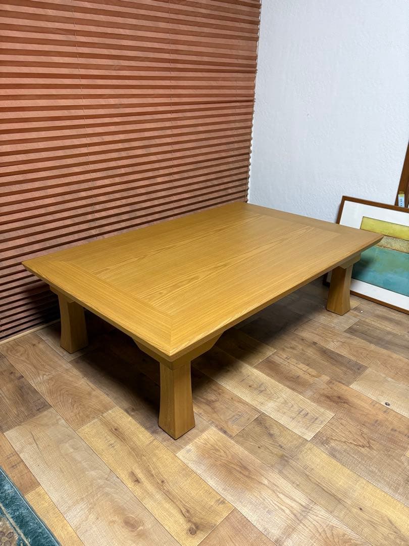 光製作所　折脚座卓　座卓　未使用品　タモ材　折りたたみ