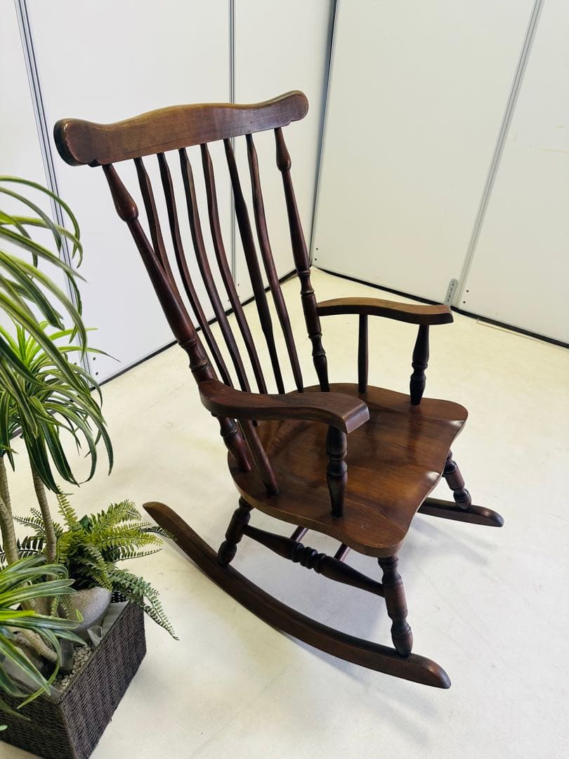 木製ロッキングチェア アンティーク