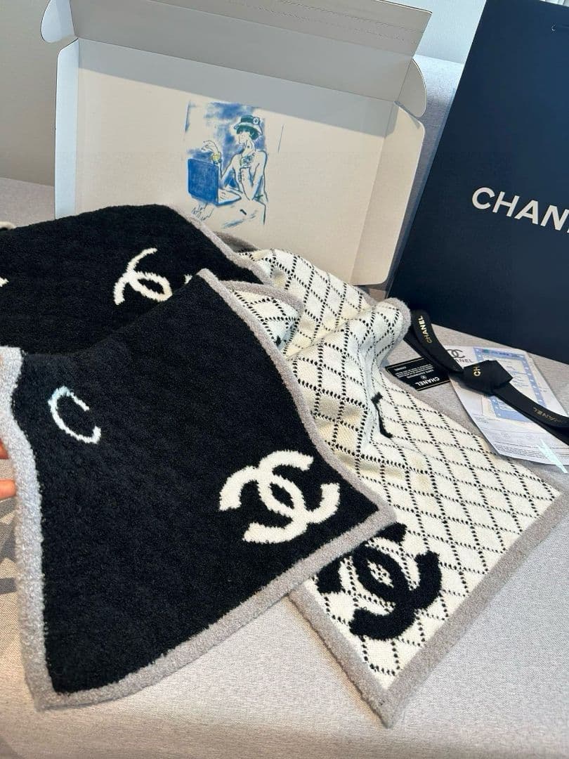CHANEL　シャネル　マフラー　180×32cm