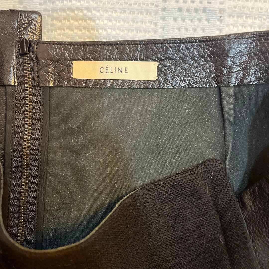 CÉLINE タイトスカート ブラック