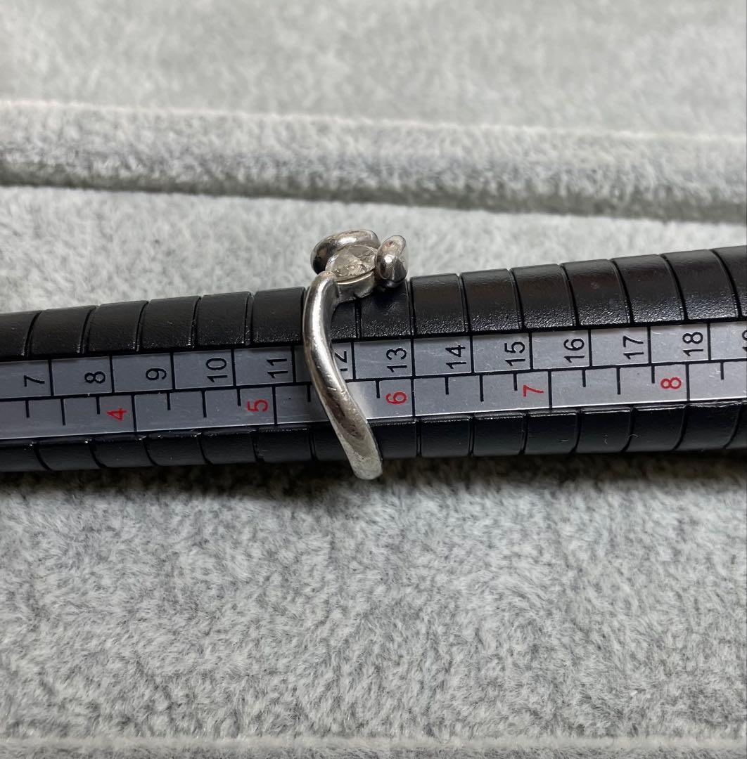 ◇Pt1000◇ダイヤ0.428ct◇プラチナリング◇刻印あり◇約12号◇