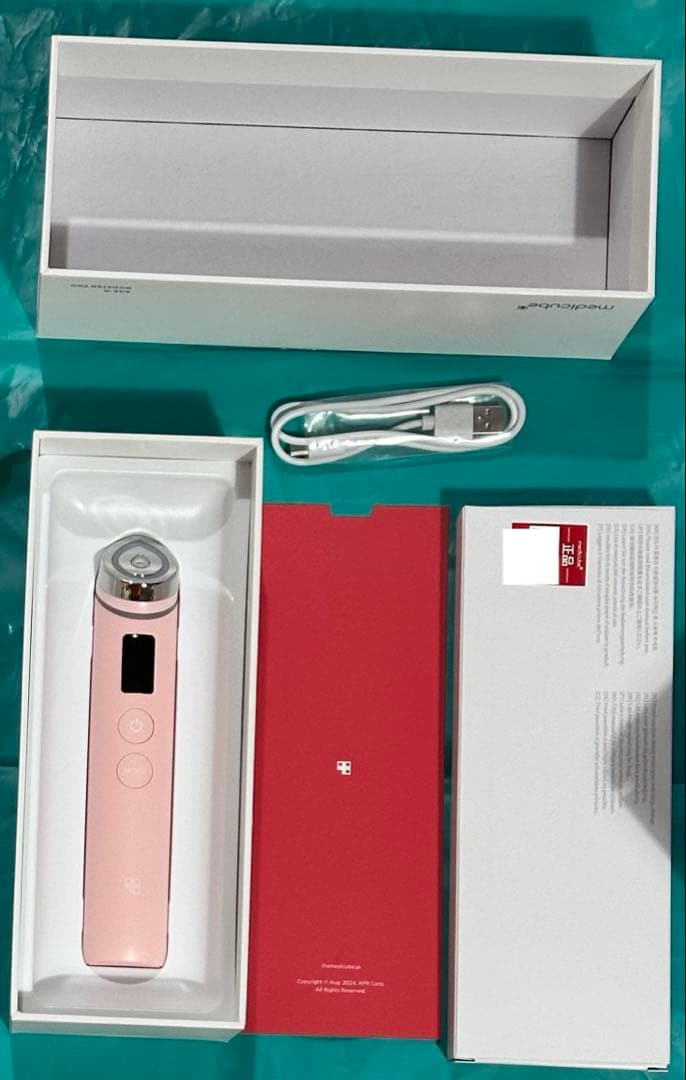 メディキューブ ブースタープロ AGE-R 美顔器 ピンク