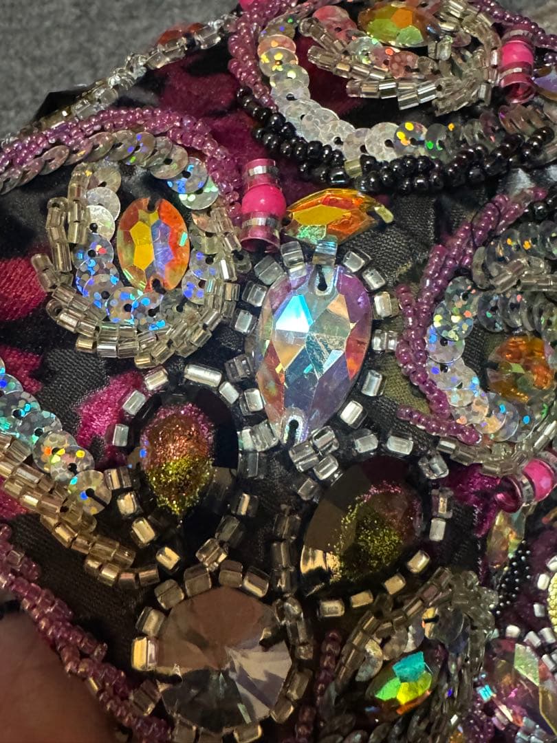 【fig】ベリーダンス衣装 　ブラ・ベルト（ターバン付）