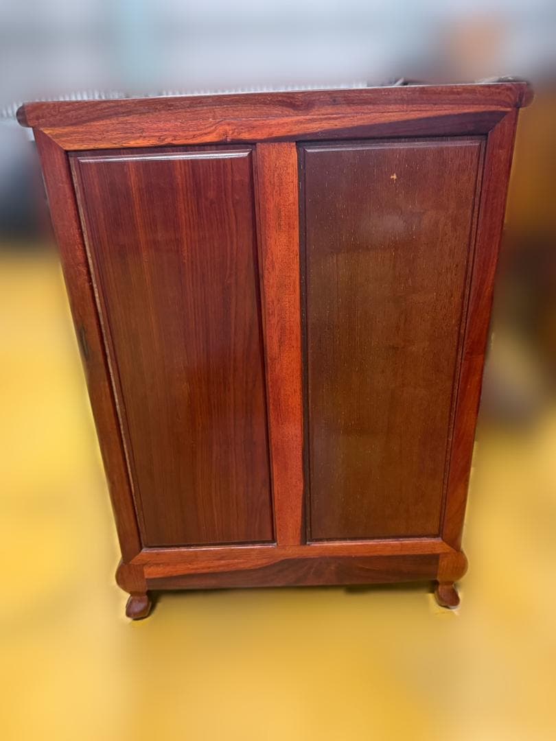 英国クラシック様式 5段チェスト 花梨材 猫脚