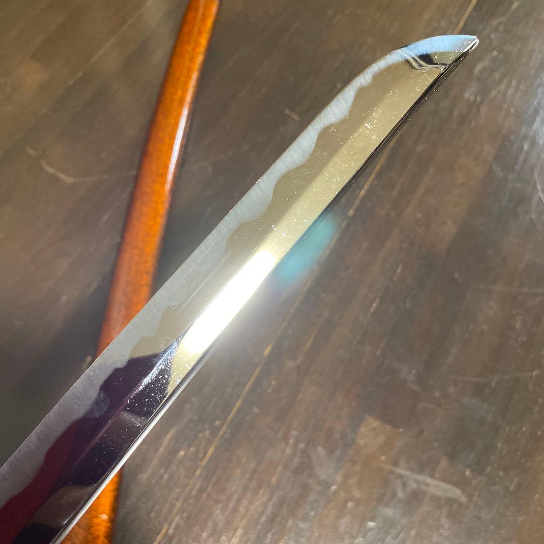 模造刀 茶柄 雲龍楕円鍔 梨地呂鞘