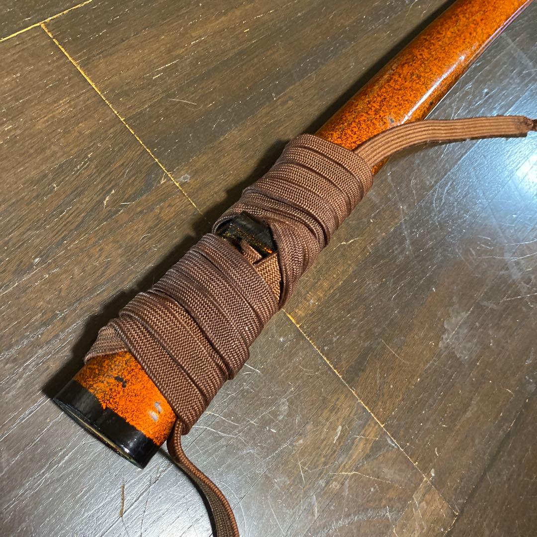 模造刀 茶柄 雲龍楕円鍔 梨地呂鞘