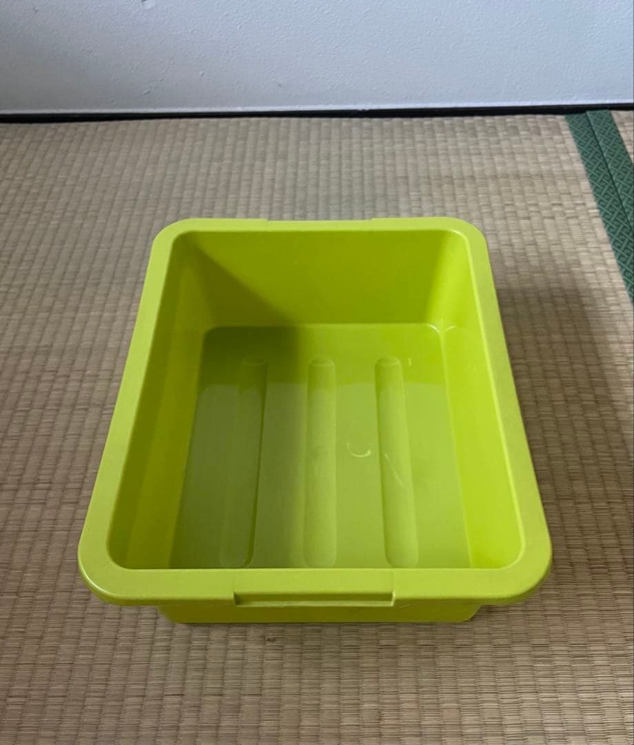 ビビットカラー衣装ケース(収納ボックス)ピンク, 黄緑 4個(大3, 小1)