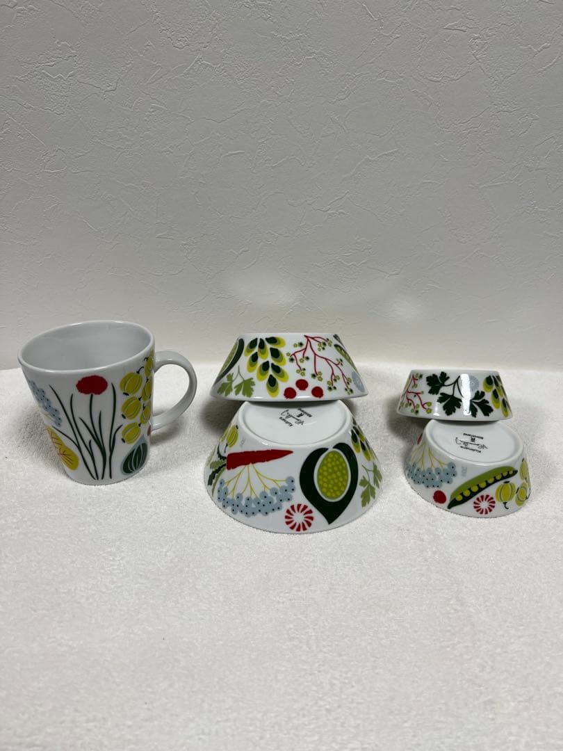 ローストランド クリナラ カラフル植物デザイン 食器セット