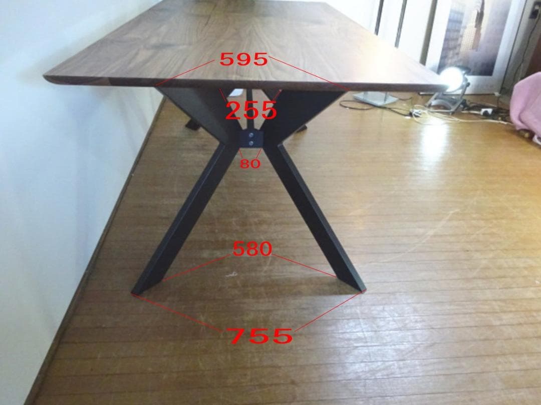 ぴー　FUJIMITSU×マスターウォール　ダイニングテーブル　展示美品