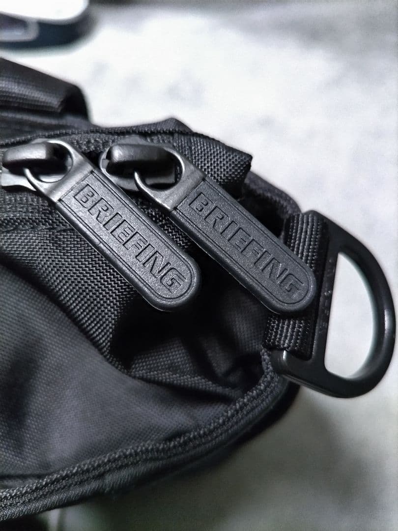 美品　ブリーフィングゴルフ　カートバック　黒