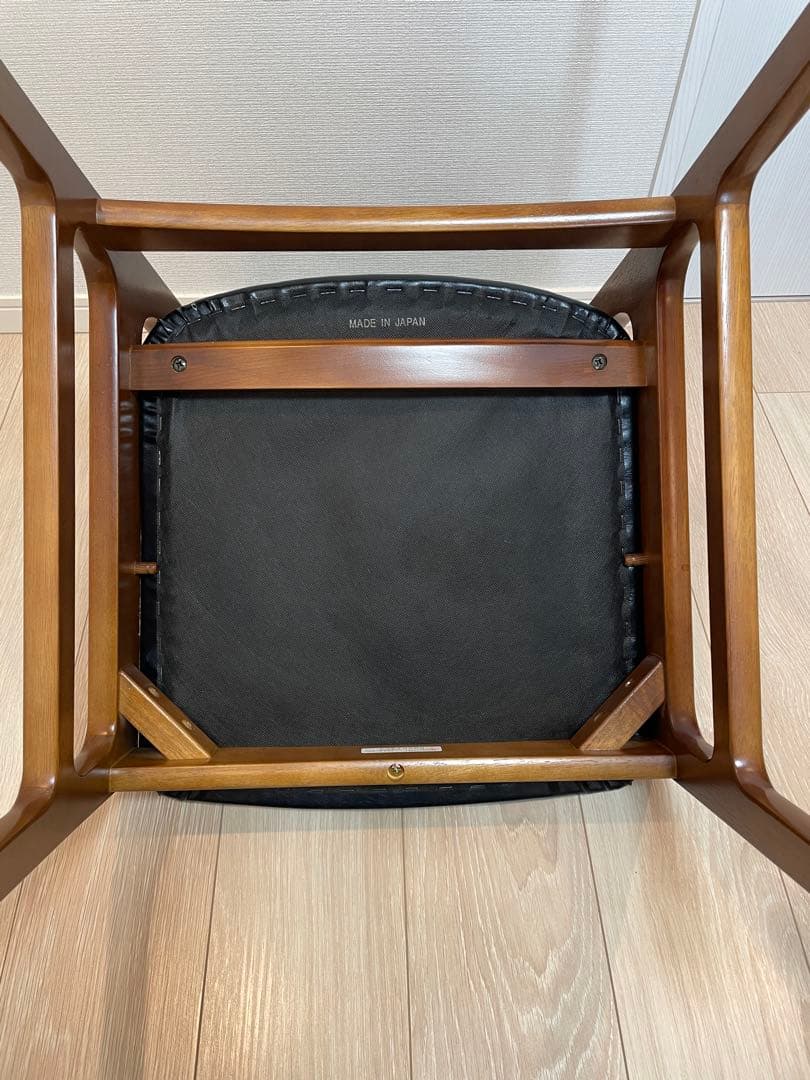 カリモク60 ｜アームレスダイニングチェア ブラック｜正規品