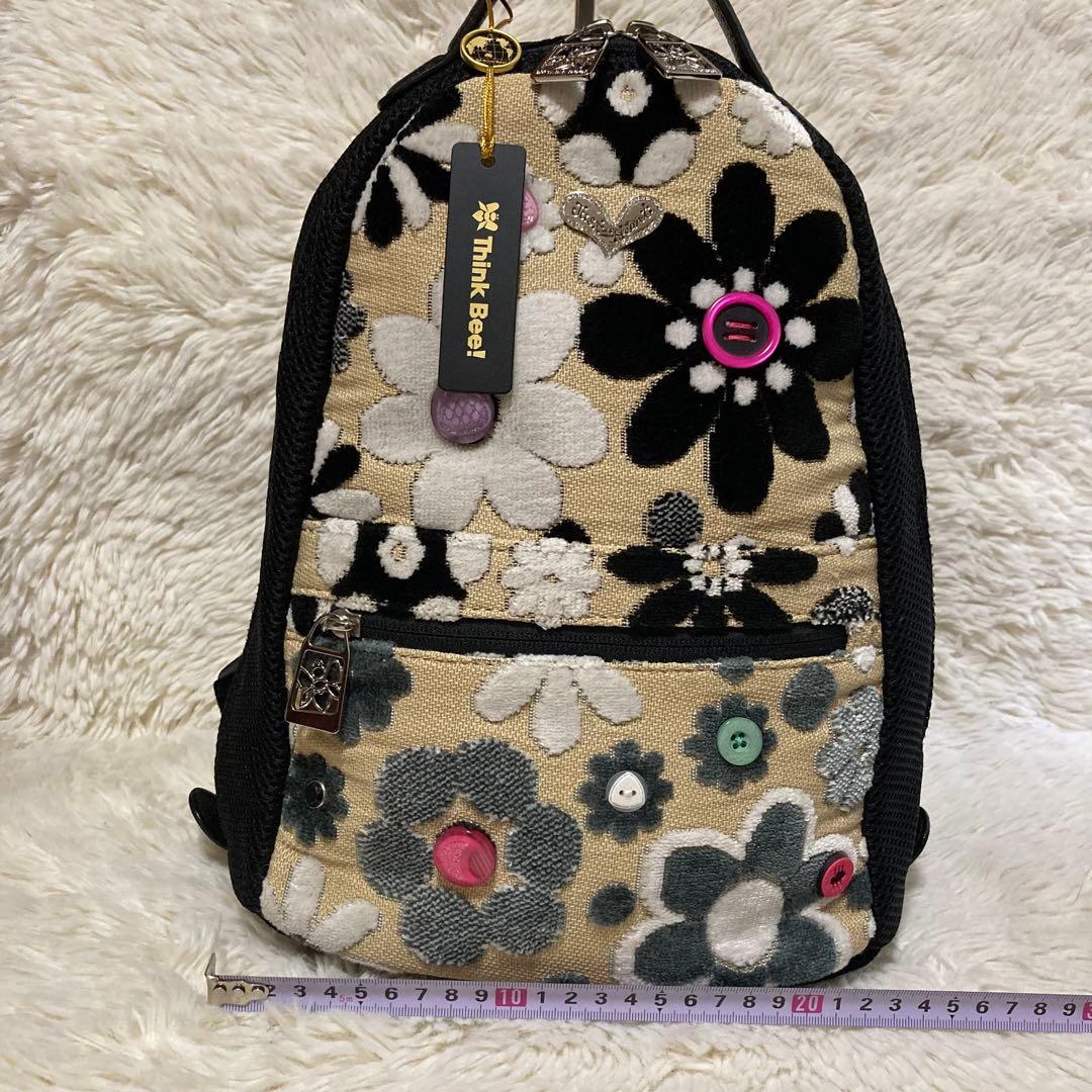 【新品】Think Bee! マーガレット リュック ベージュ シンクビー