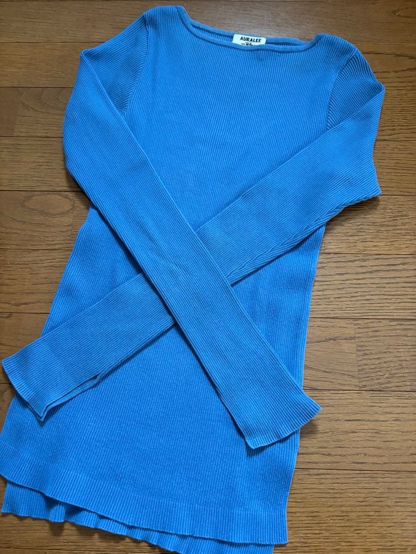 AURALEE ×RonHerman オーラリー ギザボートネック プルオーバー