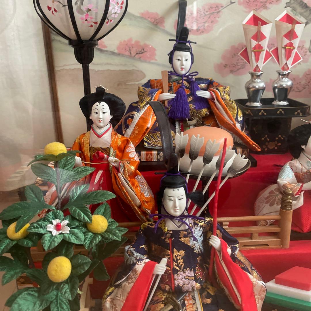 昭和レトロ　雛人形　オルゴール付き