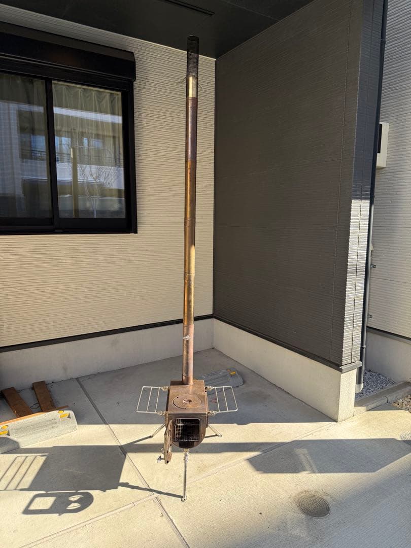 【テンマク】ウッドストーブサイドヴューＭサイズ ケース付き