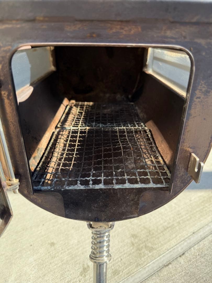 【テンマク】ウッドストーブサイドヴューＭサイズ ケース付き